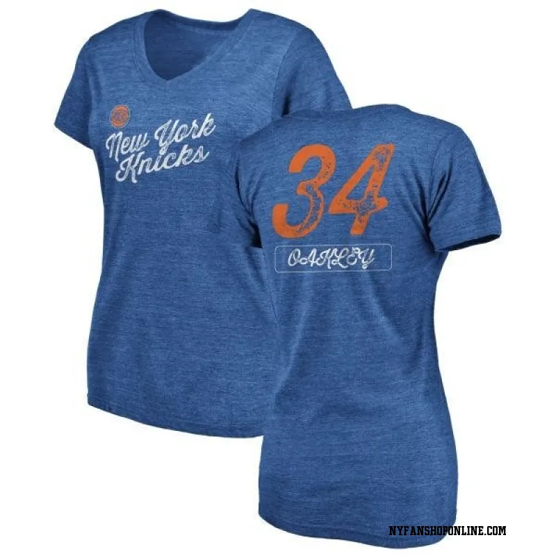 Royal Men's Allan Houston New York Knicks Backer Long Sleeve T-Shirt